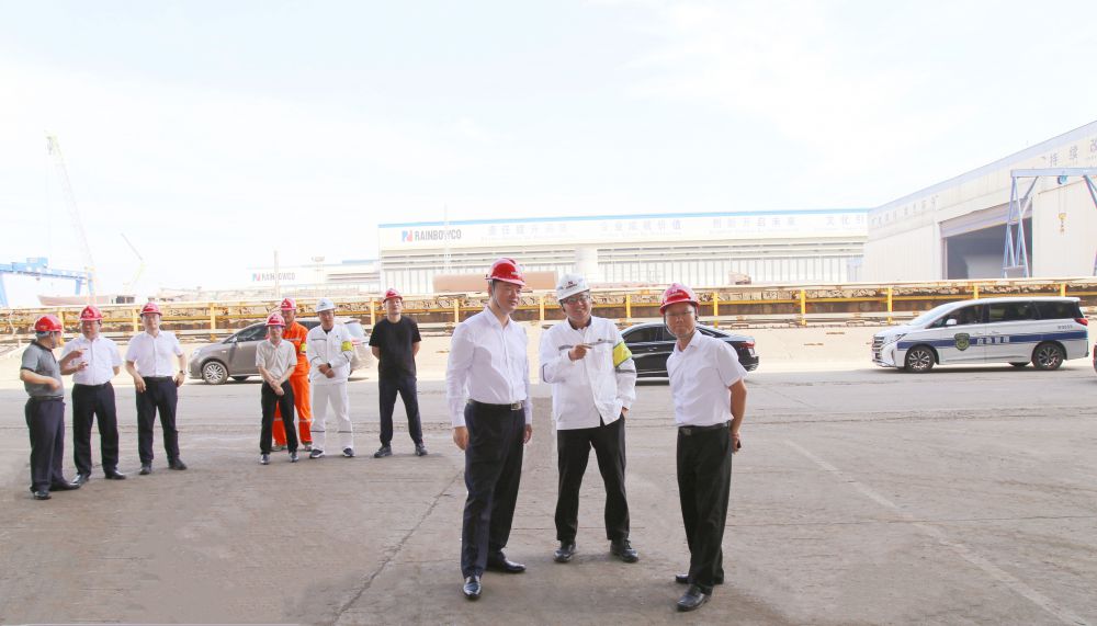 子公司潤邦海洋SPP40平臺供應船第二艘船N1054船順利吉水(圖1)