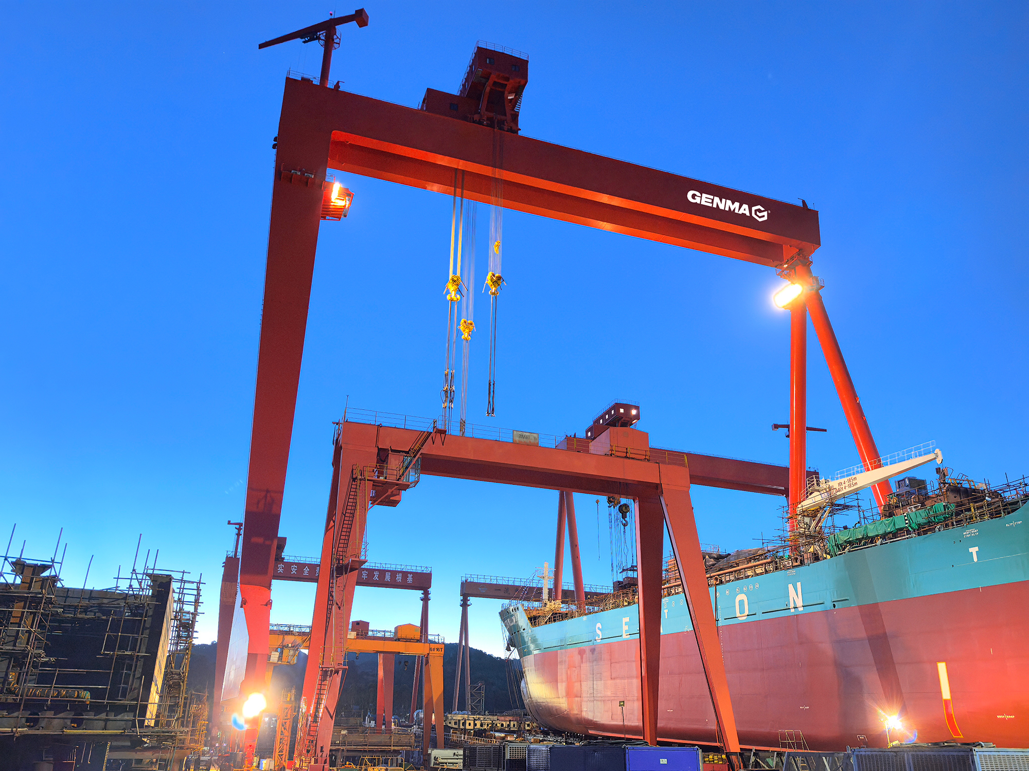 喜報 | GENMA成功中標(biāo)一臺造船門式起重機項目(圖1)